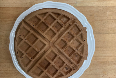 👻 Spooky Chocolate Belgian Waffles – Dark, Rich & Wickedly Good