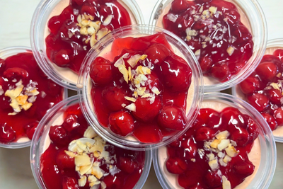 🍒 Cherry “Cheesecake” Chia – Creamy, Fruity & Indulgent