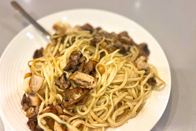 🐔 Vegan Chicken Alfredo - Pasta Night!