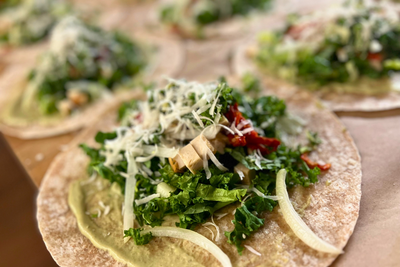 🌯 Don't Be Chicken Caesar Wraps – Crisp & Creamy