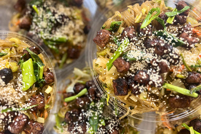 🥢 Beefy TVP Japchae – Fresh & Fantastic
