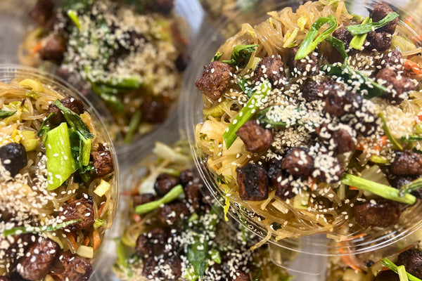 🥢 Beefy TVP Japchae – Fresh & Fantastic
