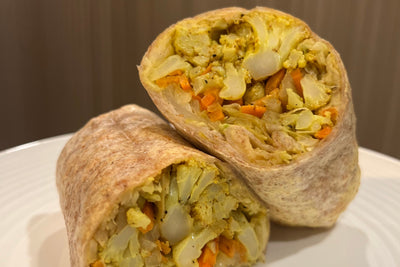 🌯 Curried Cauliflower Wraps – Spiced & Satisfying