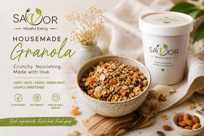 Savor Living Organic Whole Oat Granola - UPGRADED!