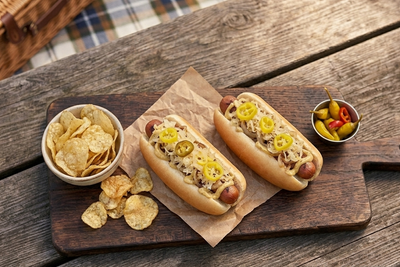 The Garden Trio Platter - 2-Dog Combo