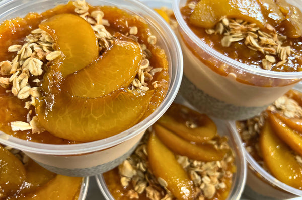 🍑 Peaches & Cream Chia – Sweet & Smooth