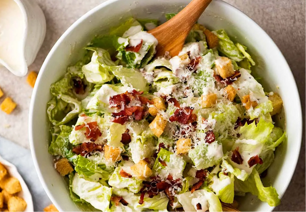 🥬 Kale Caesar Salad – Bold, Creamy & Satisfying