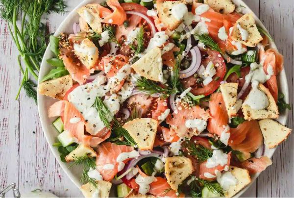 🥗 Smoked “Salmon” Salad – Fresh & Innovative