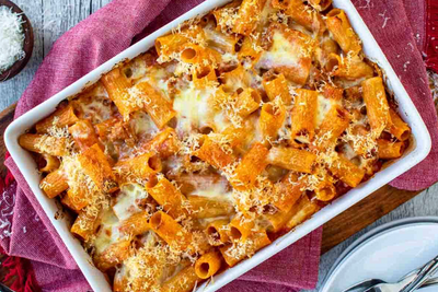 🍝 Pasta Al Forno – Gluten free option available