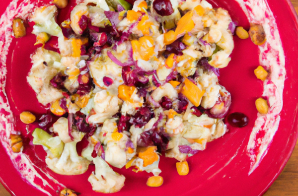 🧠 Boo-Flower Brain Bowl – Bright, Tangy & Spooktacular