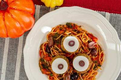 Eyeball Worm Pasta