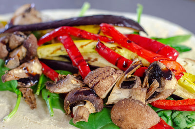 🌯 Grilled Veggie & Farro Wraps