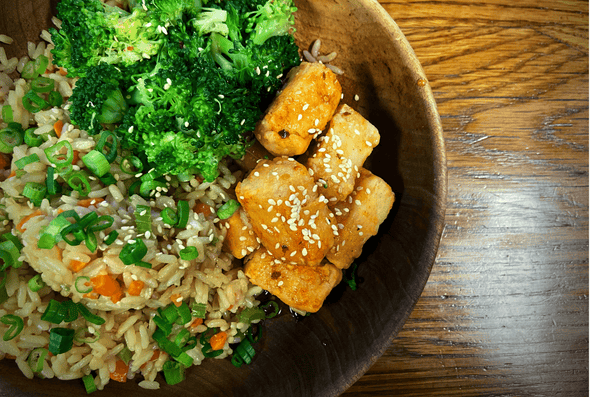 🍤 Plant-Based Shrimp Fried Rice – Savory & Satisfying