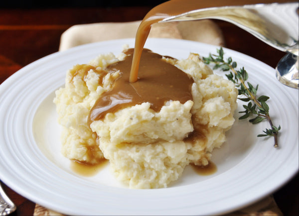 🥔 Mashed Potato & Gravy – Creamy, Garlicky & Comforting
